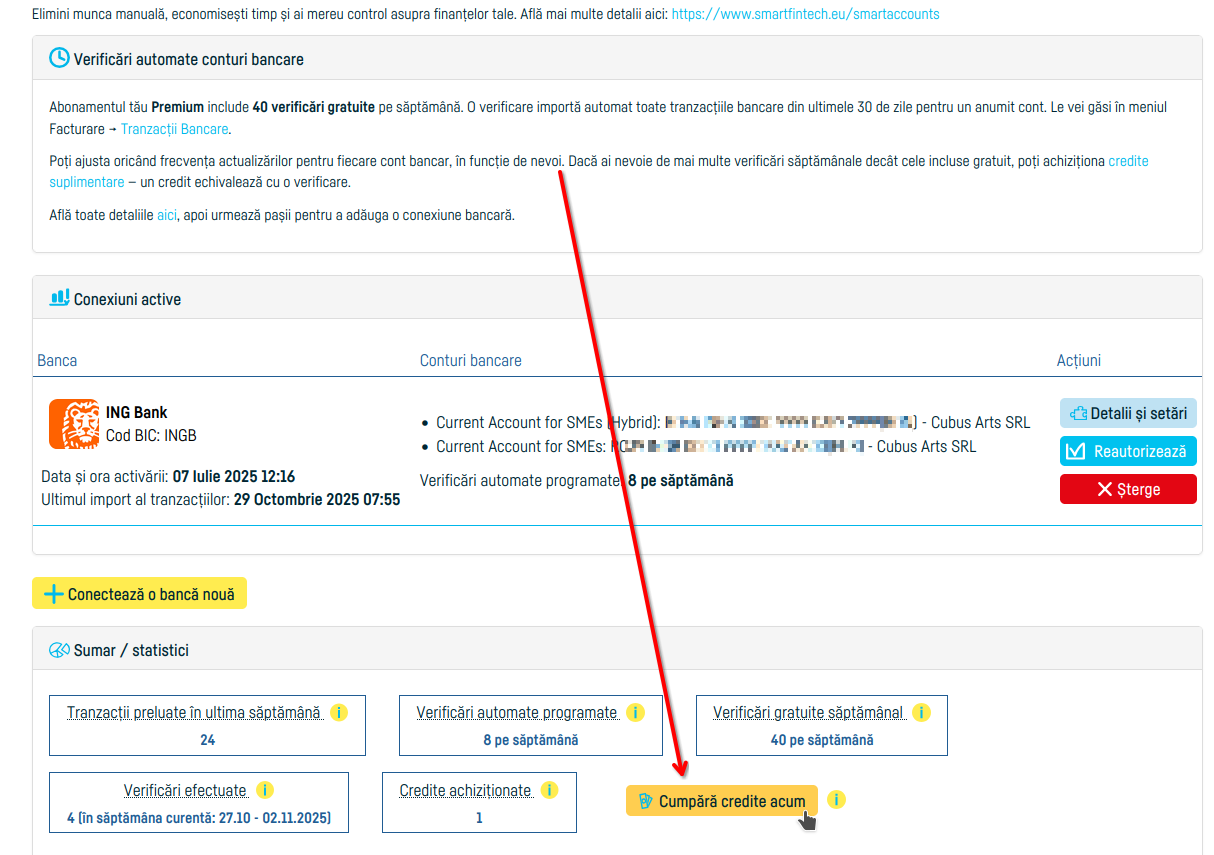 Cum conectezi o bancă pentru asocierea tranzacțiilor - pasul 8
